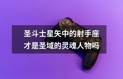 圣斗士星矢中的射手座才是圣域的灵魂人物吗-第1张-游戏信息-龙启网