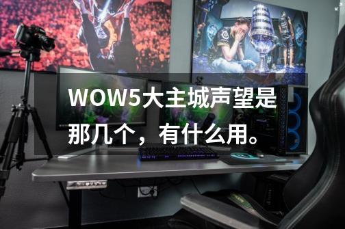 WOW5大主城声望是那几个，有什么用。-第1张-游戏信息-龙启网