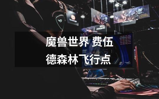 魔兽世界 费伍德森林飞行点-第1张-游戏信息-龙启网