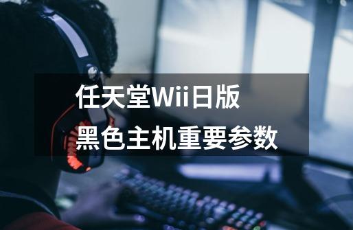 任天堂Wii日版黑色主机重要参数-第1张-游戏信息-龙启网