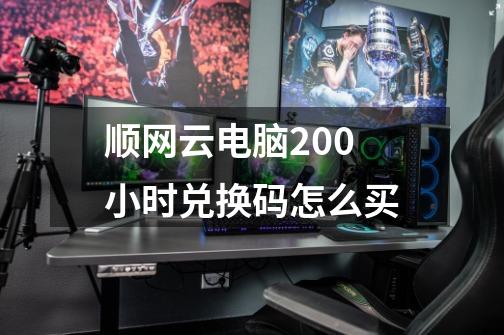 顺网云电脑200小时兑换码怎么买-第1张-游戏信息-龙启网