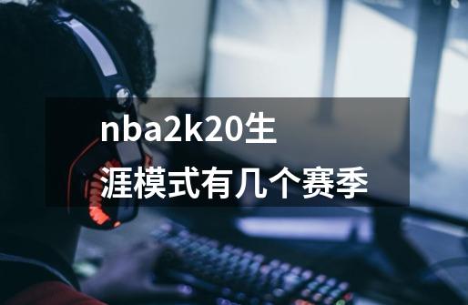 nba2k20生涯模式有几个赛季-第1张-游戏信息-龙启网