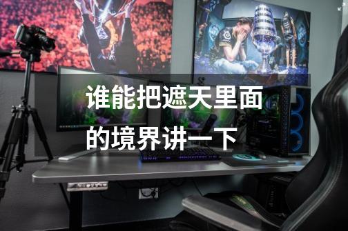 谁能把遮天里面的境界讲一下-第1张-游戏信息-龙启网