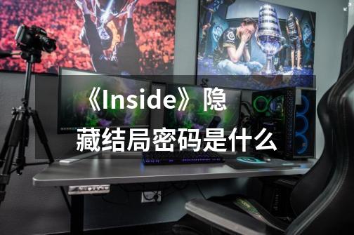 《Inside》隐藏结局密码是什么-第1张-游戏信息-龙启网
