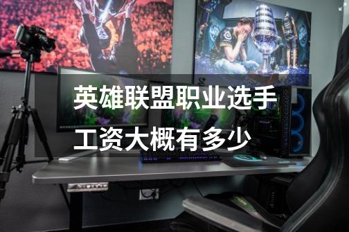 英雄联盟职业选手工资大概有多少-第1张-游戏信息-龙启网