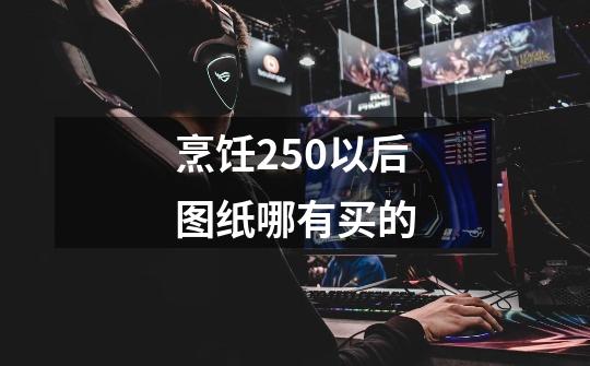 烹饪250以后图纸哪有买的-第1张-游戏信息-龙启网