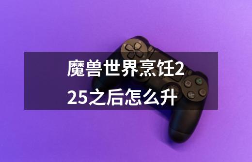 魔兽世界烹饪225之后怎么升-第1张-游戏信息-龙启网