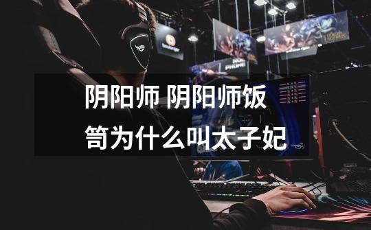 阴阳师 阴阳师饭笥为什么叫太子妃-第1张-游戏信息-龙启网