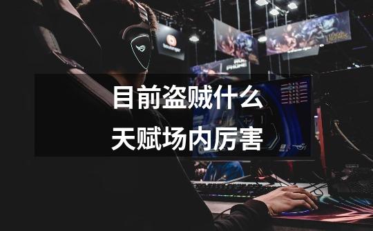 目前盗贼什么天赋场内厉害-第1张-游戏信息-龙启网