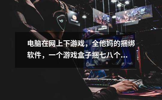 电脑在网上下游戏,全他妈的捆绑软件,一个游戏盒子捆七八个,人与人之间基本的信任在哪-第1张-游戏信息-龙启网
