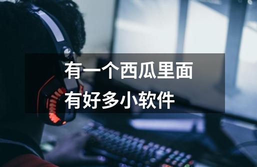 有一个西瓜里面有好多小软件-第1张-游戏信息-龙启网