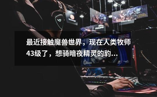 最近接触魔兽世界,现在人类牧师43级了,想骑暗夜精灵的豹,怎么弄-第1张-游戏信息-龙启网