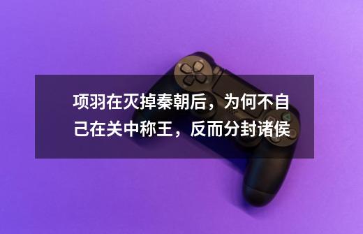 项羽在灭掉秦朝后,为何不自己在关中称王,反而分封诸侯-第1张-游戏信息-龙启网