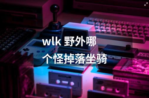 wlk 野外哪个怪掉落坐骑-第1张-游戏信息-龙启网