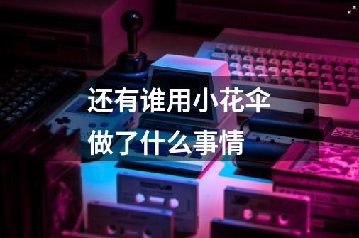 还有谁用小花伞做了什么事情-第1张-游戏信息-龙启网