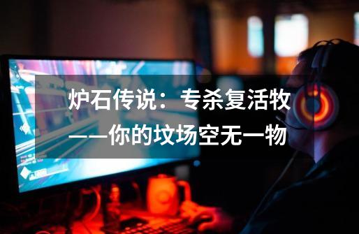炉石传说:专杀复活牧——你的坟场空无一物-第1张-游戏信息-龙启网