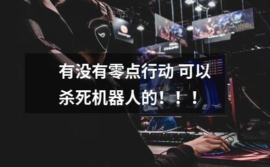 有没有零点行动 可以杀死机器人的！！！-第1张-游戏信息-龙启网