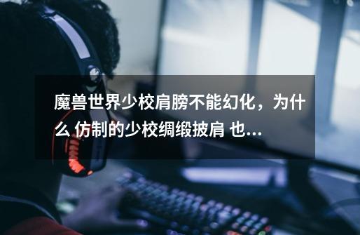 魔兽世界少校肩膀不能幻化，为什么 仿制的少校绸缎披肩 也不能幻化呢-第1张-游戏信息-龙启网