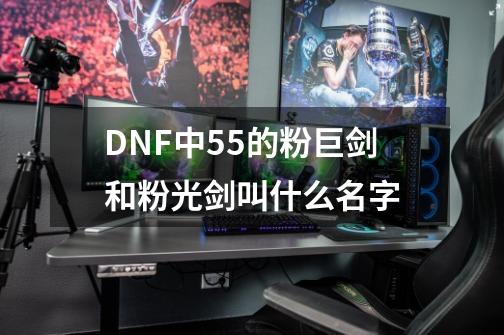 DNF中55的粉巨剑和粉光剑叫什么名字-第1张-游戏信息-龙启网