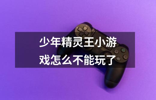 少年精灵王小游戏怎么不能玩了-第1张-游戏信息-龙启网
