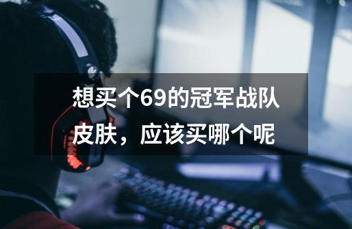 想买个69的冠军战队皮肤,应该买哪个呢-第1张-游戏信息-龙启网