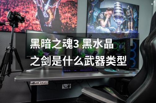 黑暗之魂3 黑水晶之剑是什么武器类型-第1张-游戏信息-龙启网
