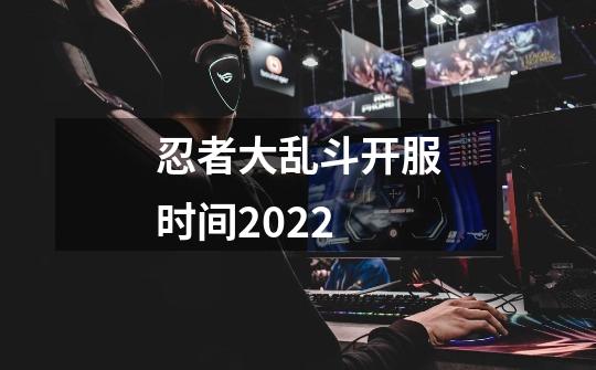 忍者大乱斗开服时间2022-第1张-游戏信息-龙启网
