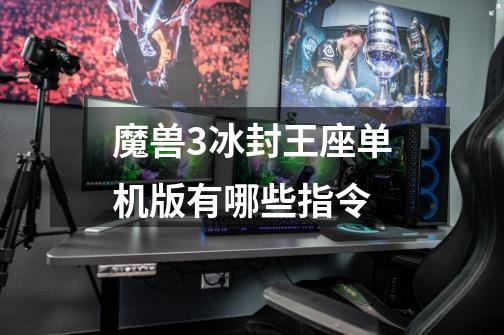 魔兽3冰封王座单机版有哪些指令-第1张-游戏信息-龙启网