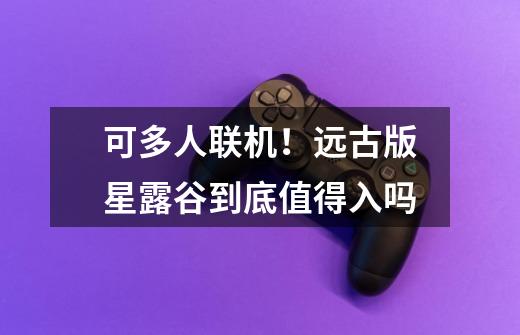 可多人联机!远古版星露谷到底值得入吗-第1张-游戏信息-龙启网