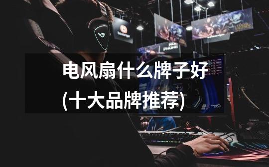 电风扇什么牌子好(十大品牌推荐)-第1张-游戏信息-龙启网