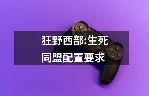 狂野西部:生死同盟配置要求-第1张-游戏信息-龙启网