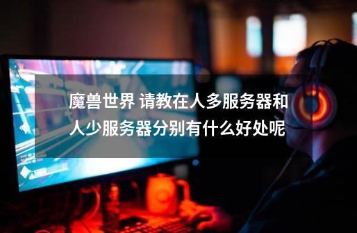 魔兽世界 请教在人多服务器和人少服务器分别有什么好处呢-第1张-游戏信息-龙启网
