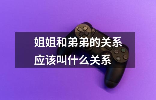 姐姐和弟弟的关系应该叫什么关系-第1张-游戏信息-龙启网