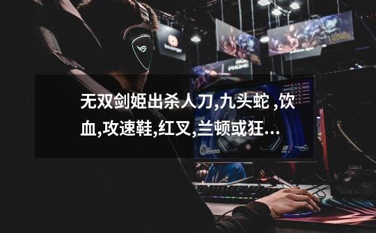 无双剑姫出杀人刀,九头蛇 ,饮血,攻速鞋,红叉,兰顿或狂徒-第1张-游戏信息-龙启网