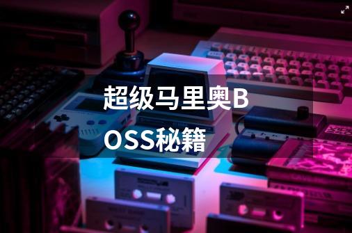 超级马里奥BOSS秘籍-第1张-游戏信息-龙启网
