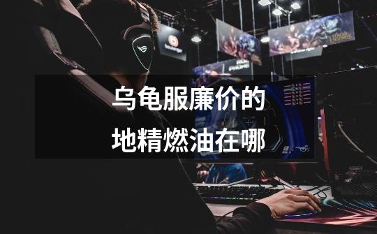 乌龟服廉价的地精燃油在哪-第1张-游戏信息-龙启网