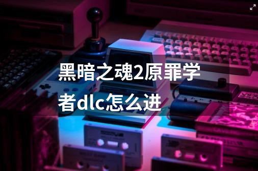 黑暗之魂2原罪学者dlc怎么进-第1张-游戏信息-龙启网