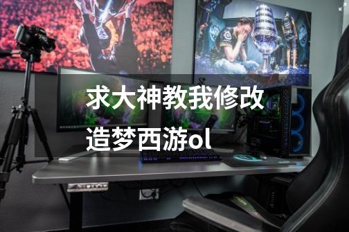 求大神教我修改造梦西游ol-第1张-游戏信息-龙启网