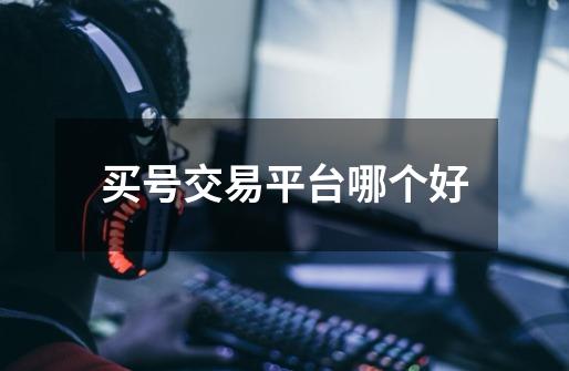 买号交易平台哪个好-第1张-游戏信息-龙启网