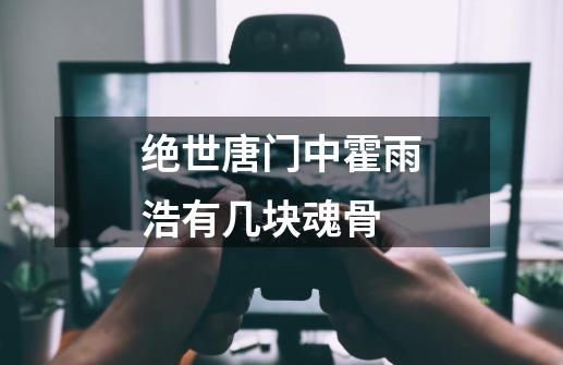 绝世唐门中霍雨浩有几块魂骨-第1张-游戏信息-龙启网