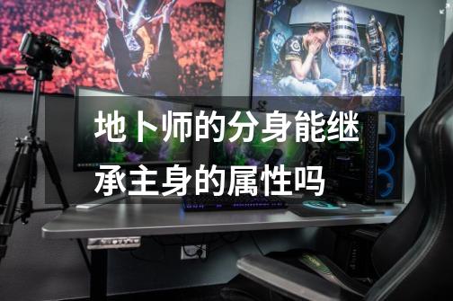 地卜师的分身能继承主身的属性吗-第1张-游戏信息-龙启网