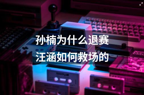 孙楠为什么退赛汪涵如何救场的-第1张-游戏信息-龙启网