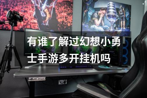 有谁了解过幻想小勇士手游多开挂机吗-第1张-游戏信息-龙启网