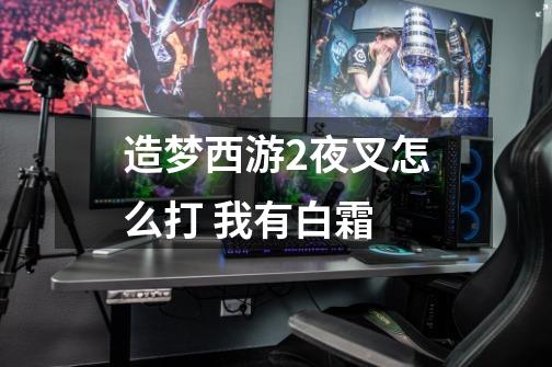 造梦西游2夜叉怎么打 我有白霜-第1张-游戏信息-龙启网