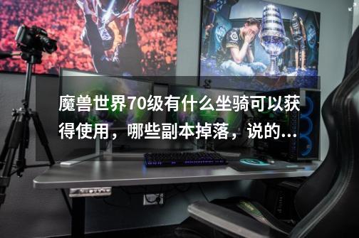 魔兽世界70级有什么坐骑可以获得使用,哪些副本掉落,说的详细点,第一次玩WOW-第1张-游戏信息-龙启网