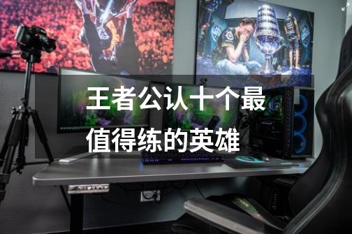 王者公认十个最值得练的英雄-第1张-游戏信息-龙启网