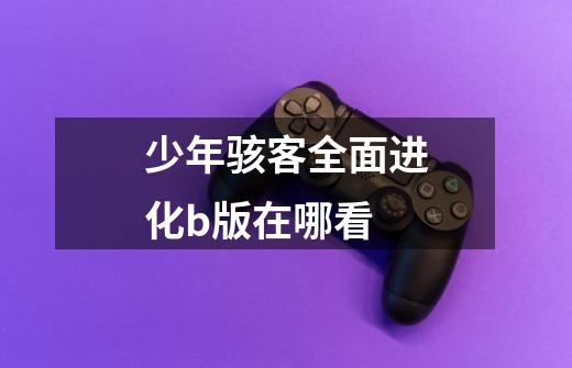 少年骇客全面进化b版在哪看-第1张-游戏信息-龙启网
