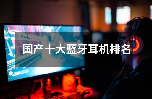 国产十大蓝牙耳机排名-第1张-游戏信息-龙启网