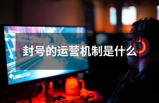 封号的运营机制是什么-第1张-游戏信息-龙启网