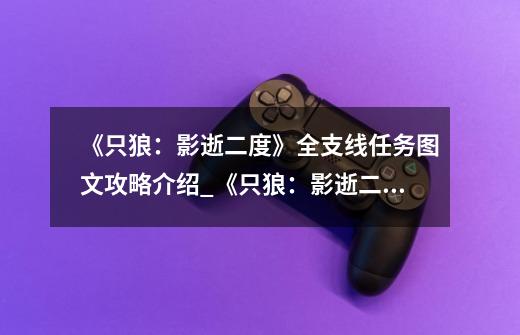 《只狼:影逝二度》全支线任务图文攻略介绍_《只狼:影逝二度》全支线任务图文攻略是什么-第1张-游戏信息-龙启网